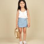 Jeans Skort & Shirt Set