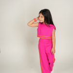 Fushia Pants Linen Set